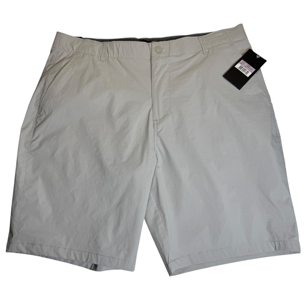 Iron Eagle Harbor Mist Stretch Performance Golf Shorts Size 38 Gray Men